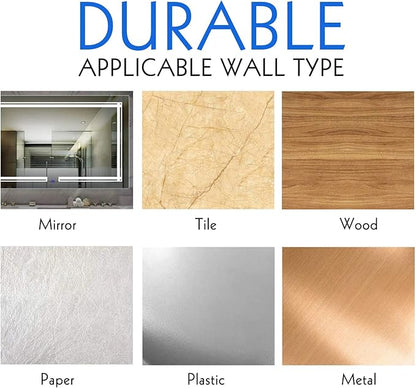 5 Slots Wall Mount Toothbrush Holder with Cover, Self Adhesive Toothbrush Storage Organizer for Shower, Toothpaste & Toothbrush Hanger for Bathroom, Medicine Cabinet, Dorm (Gray)