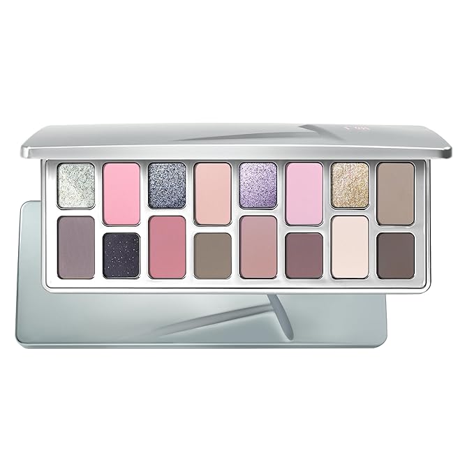 Cool Tone Pink Eyeshadow Palette 16 Colors, Ultra-Pigmented Pressed Powder for Daily to Smokey Eye Makeup, Long-Lasting C-beauty Makeup Trend- 07 Closer