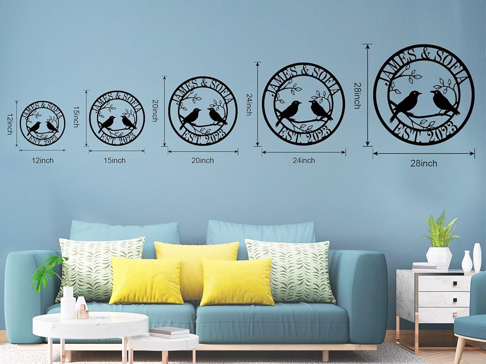 Personalized Anniversary Wedding Gifts for Couple | Wedding Gifts for Couples 2025 | Couples Gift for Her | Anniversary Wedding Date Sign