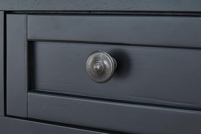 Signature Design by Ashley Wildenauer Farmhouse 2-Drawer Lift-Top Coffee Table with 2 Storage Bins Under Top and Casters, Light Brown & Black