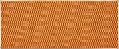 Bathroom Runner Rug, Long Bath Mat Washable Thin Quick Dry Low Pile Bathroom Runner Rugs 24 x 60 Non Slip, Orange 24"x60"