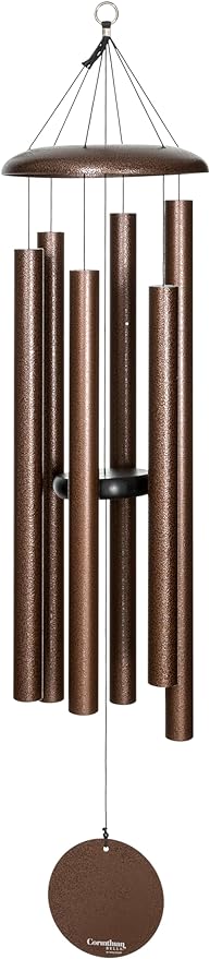 Corinthian Bells by Wind River - 50 inch Copper Vein Wind Chime for Patio, Backyard, Garden, and Outdoor Decor (Aluminum Chime) Made in The USA