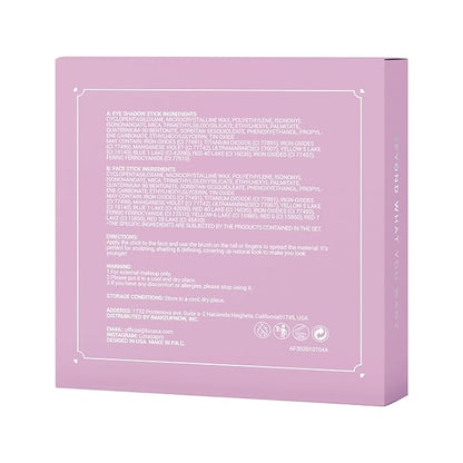 6PCS Cream Eyeshadow Stick Makeup Sets, Metallic And Matte Shimmer Eye Shadow Eye Brightener Stick Pencil Crayon, B01-Pink Brown