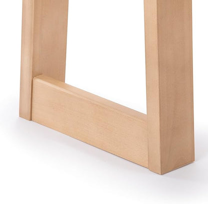 Plank+Beam Solid Wood Console Table, 46.25 Inch, Sofa Table, Narrow Entryway Table for Hallway, Behind The Couch, Living Room, Foyer, Easy Assembly, Blonde