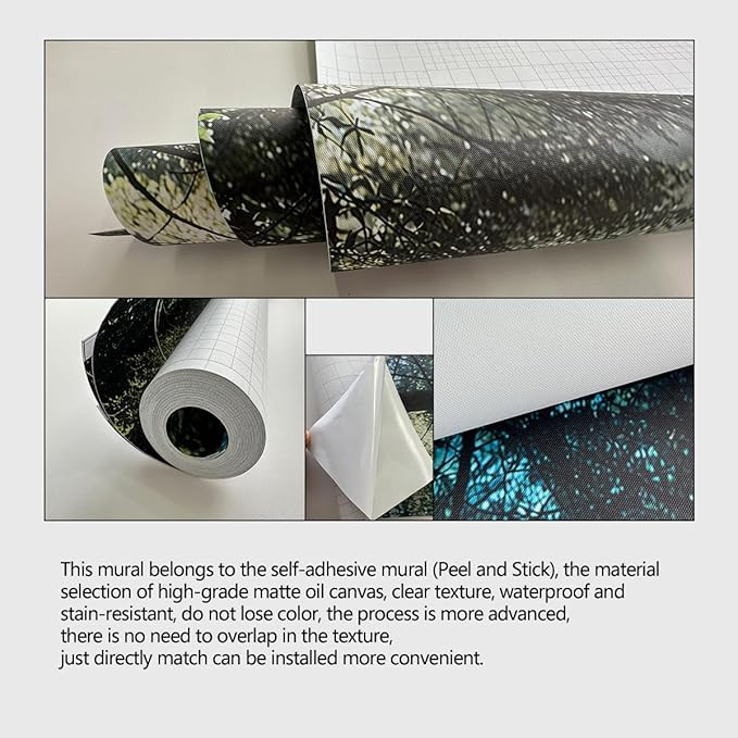 Spaceship Wall murals Peel and Stick Wallpaper for Bedroom Living Room - 96"x137"