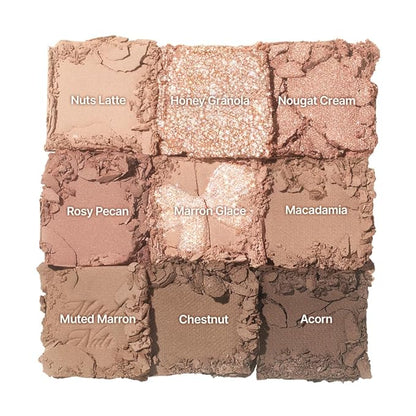 dasique Shadow Palette #24 Muted Nuts 7.5g I 9 Blendable Shades in Smooth Matte and Shimmer Finishes with Gorgeous Pearls | Eye Makeup Palette | Cruelty Free | K-beauty
