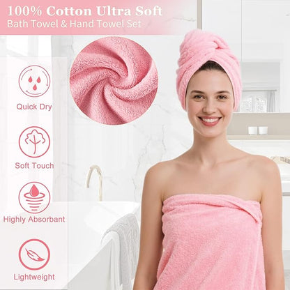 Pink Bathroom Accessories Set Bathroom Set with Sequin Shower Curtain,Towel Set Pink Bathroom Decor with Trash Can