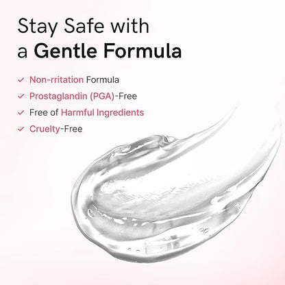 Regene Eyelash Serum | PDRN, EGF with 20 Amino Acids, 9 Peptides | Korean Eyelash & Brow Growth Serum | Gentle Formula to Boost Longer Fuller and Thicker Lashes (0.34 fl.oz.)