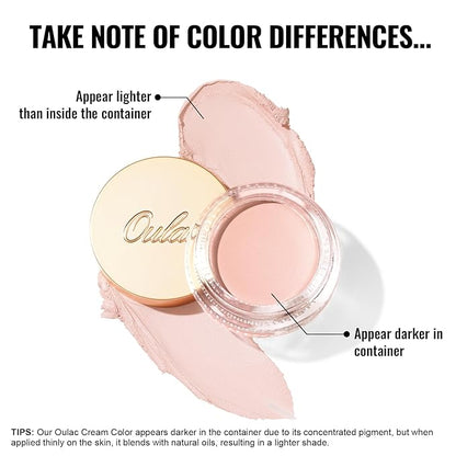 Oulac Matte Eyeshadow 3-in-1 Eyeshadow Nude Eye Primer&Eyeliner Highly Pigmented Waterproof Smudge-proof Long Lasting Wear Smooth&Blendable Formula for Natural Look,Vegan & Cruelty-Free,CM02