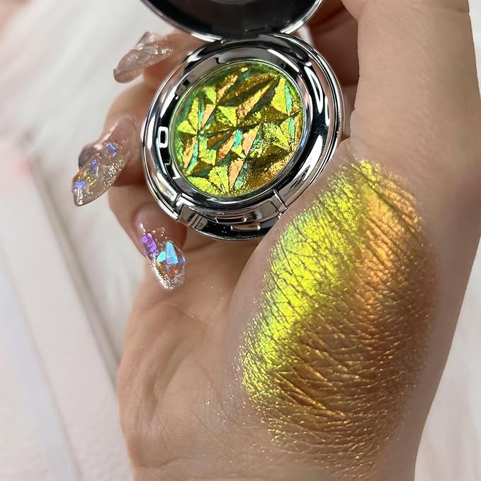 CHARMACY Duochrome Eyeshadow, Insane Shifters Chameleon Eyeshadow, Creates High-Impact, Metallic Eye Looks, 100% Vegan and Cruelty Free, 1.9g (#805)