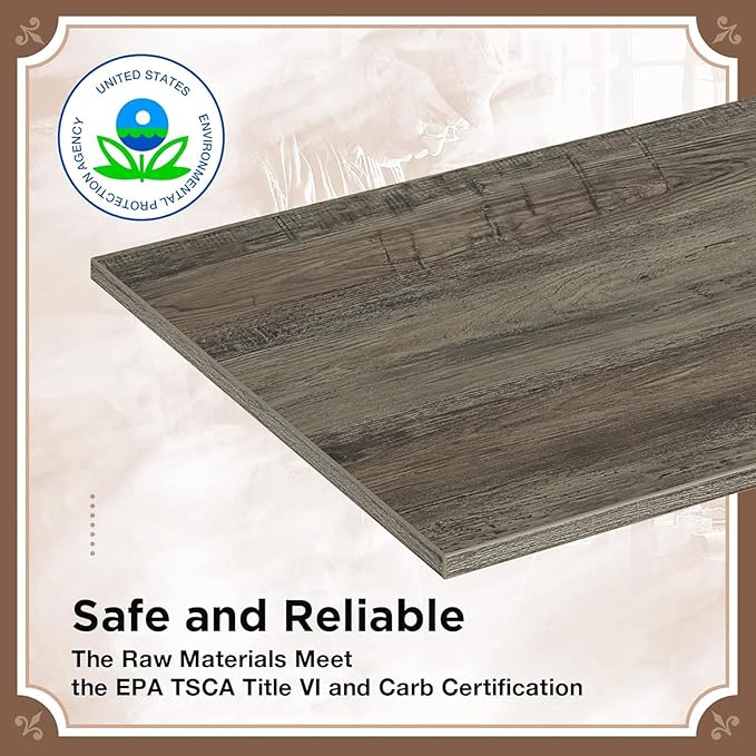 Rolanstar Coffee Table, 47.2" Lift Top Coffee Table with Drawers and Hidden Compartment, Retro Central Table with Wooden Lift Tabletop, for Living Room, Washed Oak