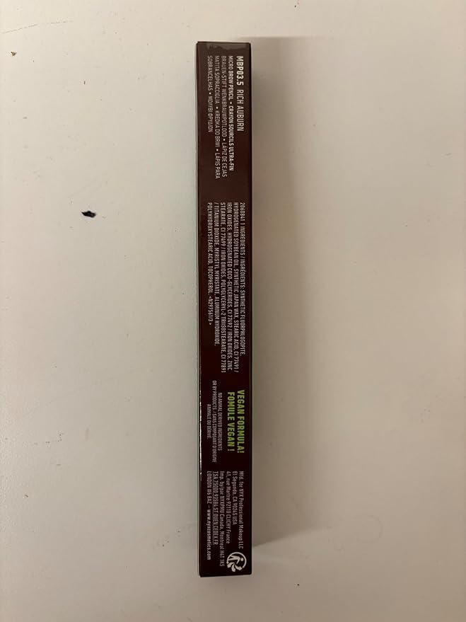 NYX PROFESSIONAL MAKEUP Micro Brow Pencil, Precise Eyebrow Pencil - Rich Auburn