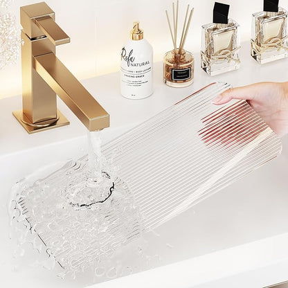 2 Tier Corner Bathroom Counter Organizer, Cosmetic Skincare Organizer, Bathroom Countertop Perfume Tray Vanity Organizer, Kitchen Spice Corner Storage Shelf