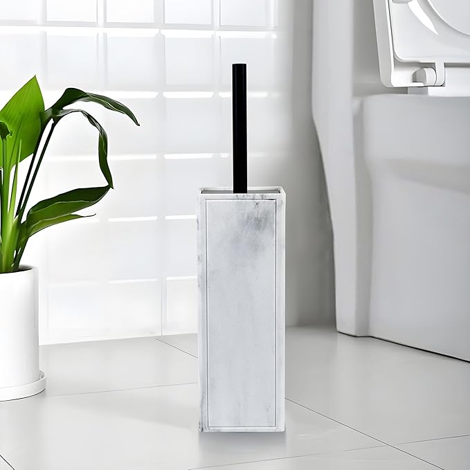 Toilet Brush and Holder Set for Bathroom, Stylish and Durable Cleaning Tool with Modern Design, Compact for Efficient Cleaning