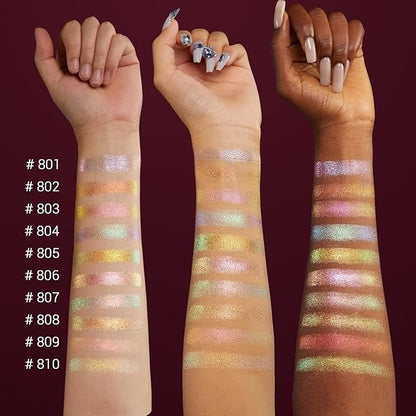 CHARMACY Duochrome Eyeshadow, Insane Shifters Chameleon Eyeshadow, Creates High-Impact, Metallic Eye Looks, 100% Vegan and Cruelty Free, 1.9g (#806)