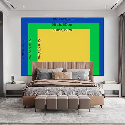 BSFHH Nature Tapestry Forest Tree Sea Cave Wall Hanging, Stream Through Rainforest Landscape Wall Art Tapestry for Bedroom Living room (Rainforest, 79"×59", Unframed)