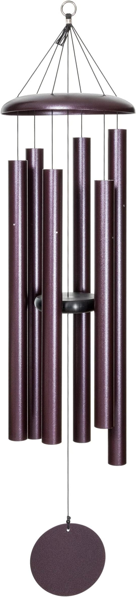 Corinthian Bells by Wind River - 50 inch Plum Wind Chime for Patio, Backyard, Garden, and Outdoor Decor (Aluminum Chime) Made in The USA