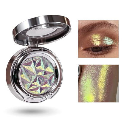 CHARMACY Multichrome Eyeshadow, Insane Shifters Chameleon Eyeshadow, Creates High-Impact, Glitter Metallic Eye Looks, 100% Vegan and Cruelty Free, 1.9g (#810)