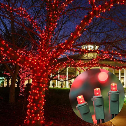 60 Count Red -String Lights - LED Christmas Lights, Mini led Lights for Indoor Outdoor Home Holiday Party Wedding Independence Day Decoration