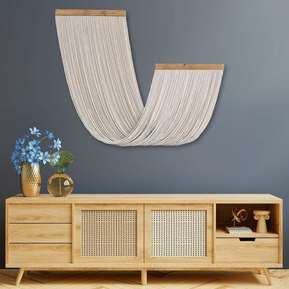 Knots & Beyond Macrame Wall Hanging Large, Boho Wall Tapestry, Bohemian Wall Decor, Fiber Wall Art