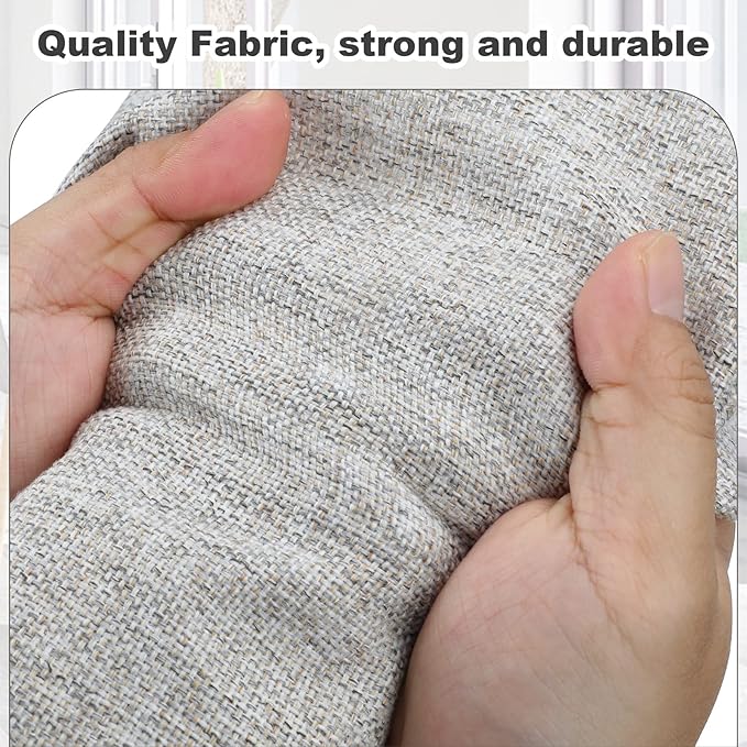 75 Quart Extra Large Decorative Collapsible Storage Bins with Lids, 1 Pack Beige Stackable Boxes