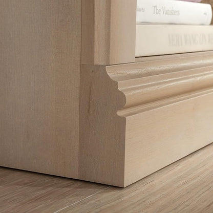 Sauder Miscellaneous Storage 3-Shelf Display Bookcase, Pacific Maple Finish