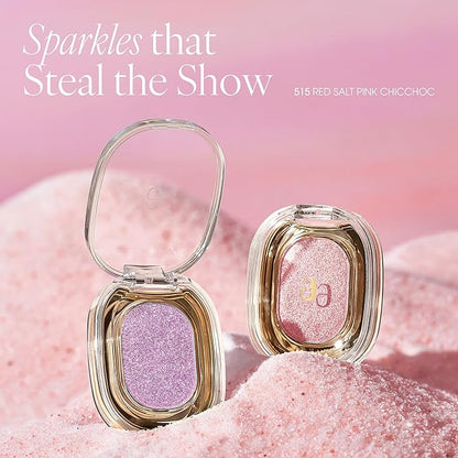 SPARKLE SPOT 515 RED SALT PINK CHICCHOC, High Shine Glitter Eye & Face Sparkle, Multi-Dimensional (1.7g, 0.004 oz.)