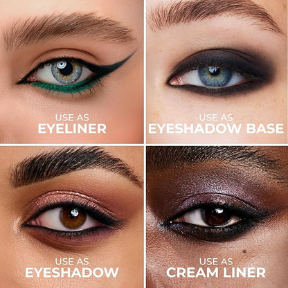 Black Eyeliner, Ultra Long Lasting Gel Eyeliner Pencil, Waterproof Eye Liner, Smudge Proof, Creamy Eye Pencil, Sweat Proof Makeup, Highly-Pigmented (401 Shade)