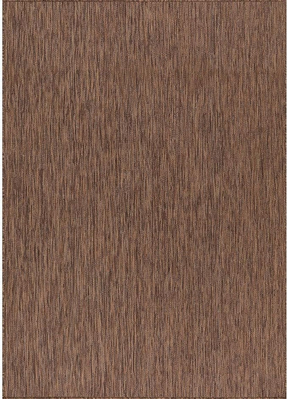 Washable Indoor Outdoor Rug 9x12 Weather Resistant Area Rugs Modern Solid for Porch Deck Balcony Backyard Patio Outside Carpet (9 X 12 Gold Brown)