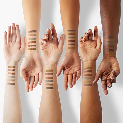 6PCS Cream Eyeshadow Stick Makeup Sets, Metallic And Matte Shimmer Eye Shadow Eye Brightener Stick Pencil Crayon, B08-Brown Sugar