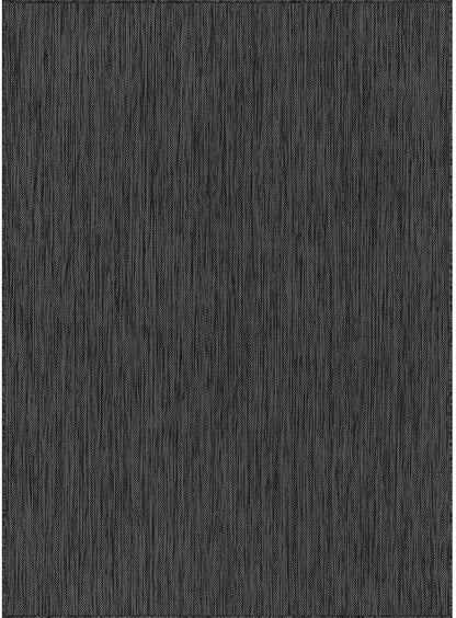 CAMILSON Outdoor Rug 9x12 Modern Area Rugs for Large Indoor and Outdoor Patios and Porches - Waterproof, Washable, Non-Shedding, Easy-to-Clean Outside Carpet (9 x 12, Solid - Dark Gray)
