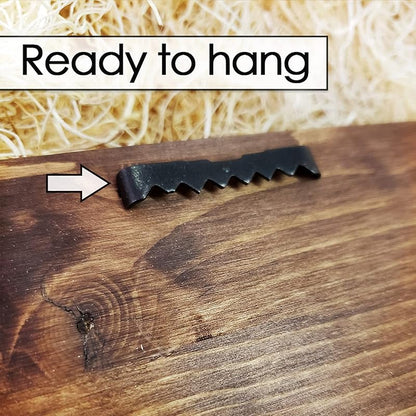 Custom Wood Signs Personalized | Farmhouse Decor | Personalized Signs | Personalized Rustic Wood Signs | Father's Day Gift | Custom Sign | Ready to Hang! (12x12 Inches)