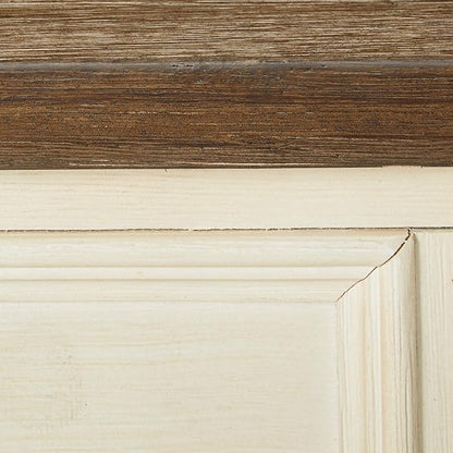 Signature Design by Ashley Bolanburg Farmhouse Lift Top Coffee Table with Drawers, Antique Cream & Brown