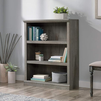 Sauder Miscellaneous Storage 3-Shelf Bookcase/ Book shelf, Mystic Oak finish
