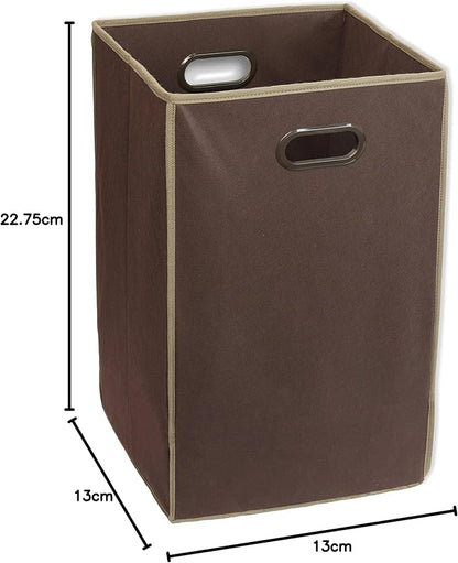 Simple Houseware Foldable Closet Laundry Hamper Basket, Brown