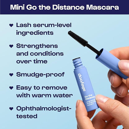 ALLEYOOP Everyday 5-Piece Essentials Kit - Makeup Set Includes 11th Hour Mini Eyeshadow Stick, Lip Goals Glossy Lip Balm & Mini Go To The Distance Mascara - Vegan & Cruelty-Free