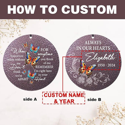 ASTARIN 36" Large Deep Tone Personalized Sympathy Wind Chimes, Memorial Wind Chime for Loss of Mother Father Loved One, Bereavement Gifts Decor Outdoor Patio Garden Graveyard