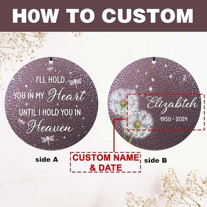 ASTARIN Personalized Memorial Wind Chimes, Customized Sympathy Deep Tone Wind Chime, Grief Gifts for Women Men Husband Wife, Windchimes in Memory of a Loved One Personalized