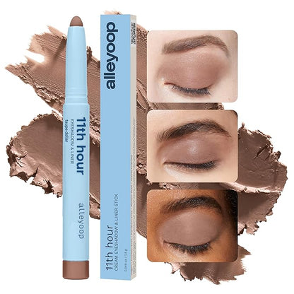 ALLEYOOP 11th Hour Waterproof Cream Eyeshadow Stick ?€? Long-Lasting Eye Shadow Pencil & Eyeliner, Cream to Powder Stick & Highlighter ?€? Smudge-Proof Eyeshadow Matte, Taupe Dollar Matte