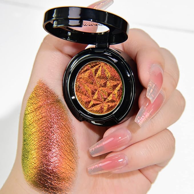 CHARMACY Duochrome Eyeshadow, Insane Shifters Chameleon Eyeshadow, Creates High-Impact, Metallic Eye Looks, 100% Vegan and Cruelty Free, 1.9g (#901)