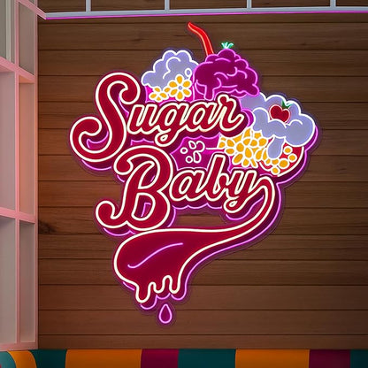 Custom UV Printed Logo Neon Sign - Personalized Business LED Name Light for Salon, Shop, Bar, Office, Nails, Beauty Studio Wall Decor Grand Opening