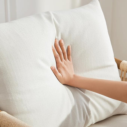 CHITA Braid Armchair Set of 2, Modern Accent Chair for Living Room, Cream