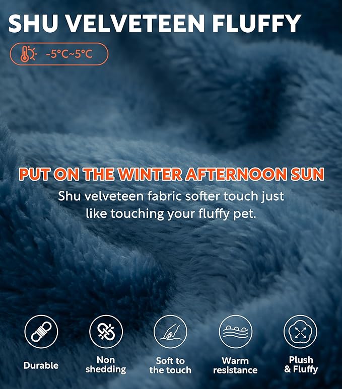 DAVID ARCHY Men's Soft Fleece Plush Robe Full Length Long Bathrobe