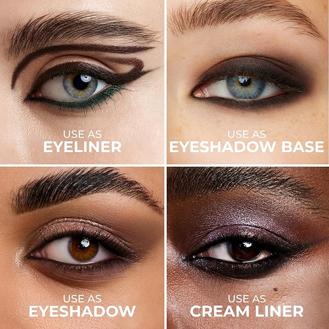 Burgudy Eyeliner, Ultra Long Lasting Gel Eyeliner Pencil, Waterproof Eye Liner, Smudge Proof, Creamy Eye Pencil, Waterline, Sweat Proof Makeup, Highly-Pigmented (406 Shade)