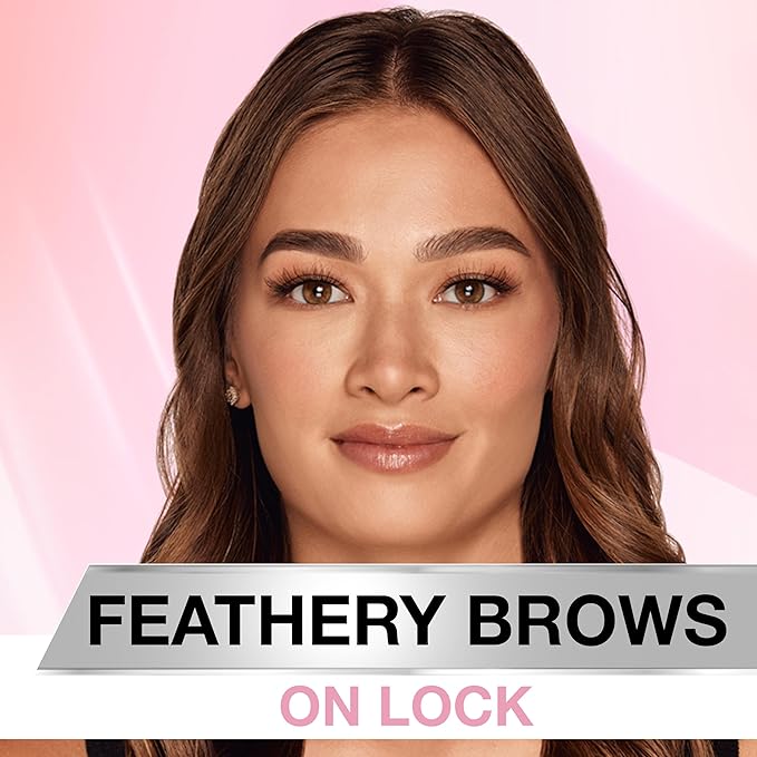 Ardell Brow Glue Soft Black with Styling Brush ?€? Instant Lamination Brow Gel for Fluffy, Defined Brows, All-Day Extreme Hold Eyebrow Gel Waterproof, 0.35 oz