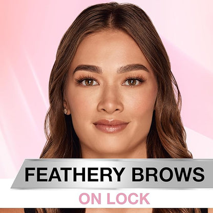 Ardell Brow Glue Soft Black with Styling Brush ?€? Instant Lamination Brow Gel for Fluffy, Defined Brows, All-Day Extreme Hold Eyebrow Gel Waterproof, 0.35 oz