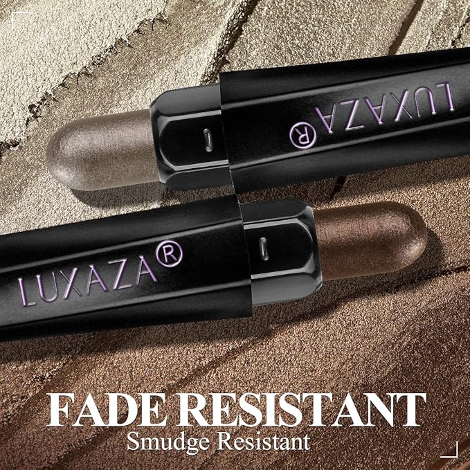 6PCS Cream Eyeshadow Stick Makeup Sets, Metallic And Matte Shimmer Eye Shadow Eye Brightener Stick Pencil Crayon, B08-Brown Sugar