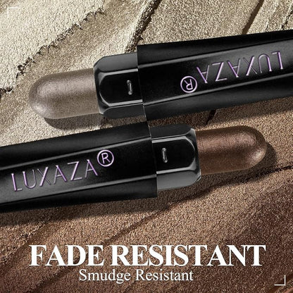 6PCS Cream Eyeshadow Stick Makeup Sets, Metallic And Matte Shimmer Eye Shadow Eye Brightener Stick Pencil Crayon, B08-Brown Sugar