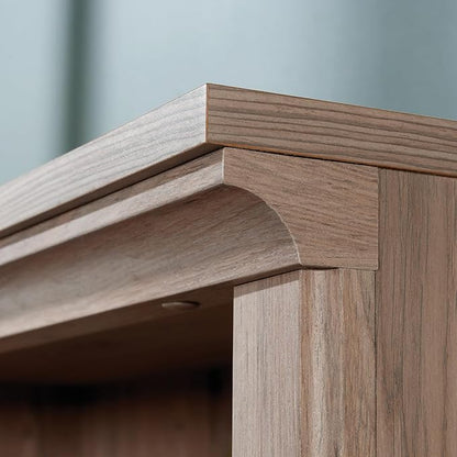 Sauder 5 Tier Book Shelf Wooden Bookcase Multipurpose Bookshelf for Home Office, Living Room, in Laurel Oak