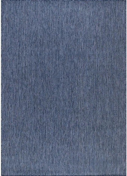 Washable Indoor Outdoor Rug 10x14 Weather Resistant Area Rugs Modern Solid for Porch Deck Balcony Backyard Patio Outside Carpet (10 X 14 Azure Blue)